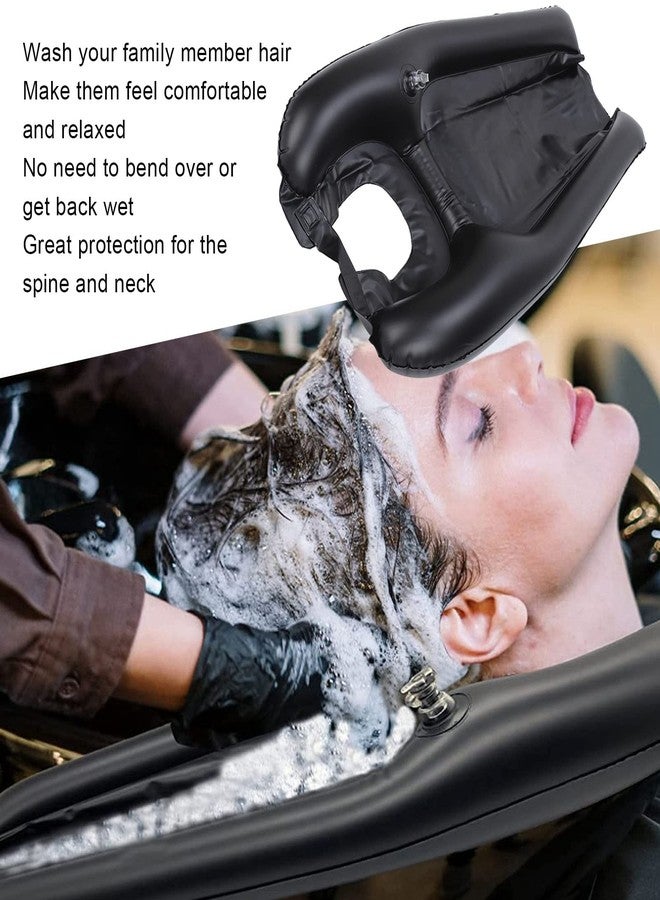 HURRISE Inflatable Shampoo Bowl, Hair Washing Basin Quick Portable Shampoo Bowl Lightweight for Elderly, Disabled, Children, Elderly, Disabled, Pregnant, Injured - Image 5