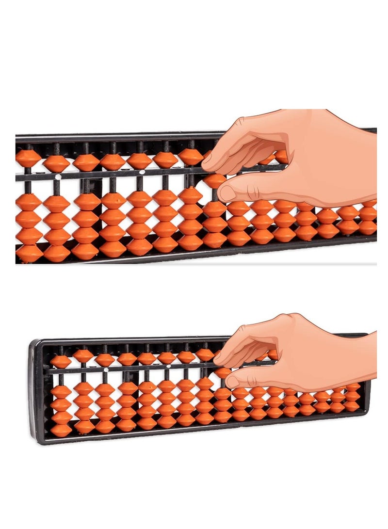 راتاناز أداة العداد التعليمي راتنا المكونة من 17 قضيبًا باللون البني للأطفال لتعزيز مهاراتهم في العد والرياضيات متعدد الألوان - Image 3