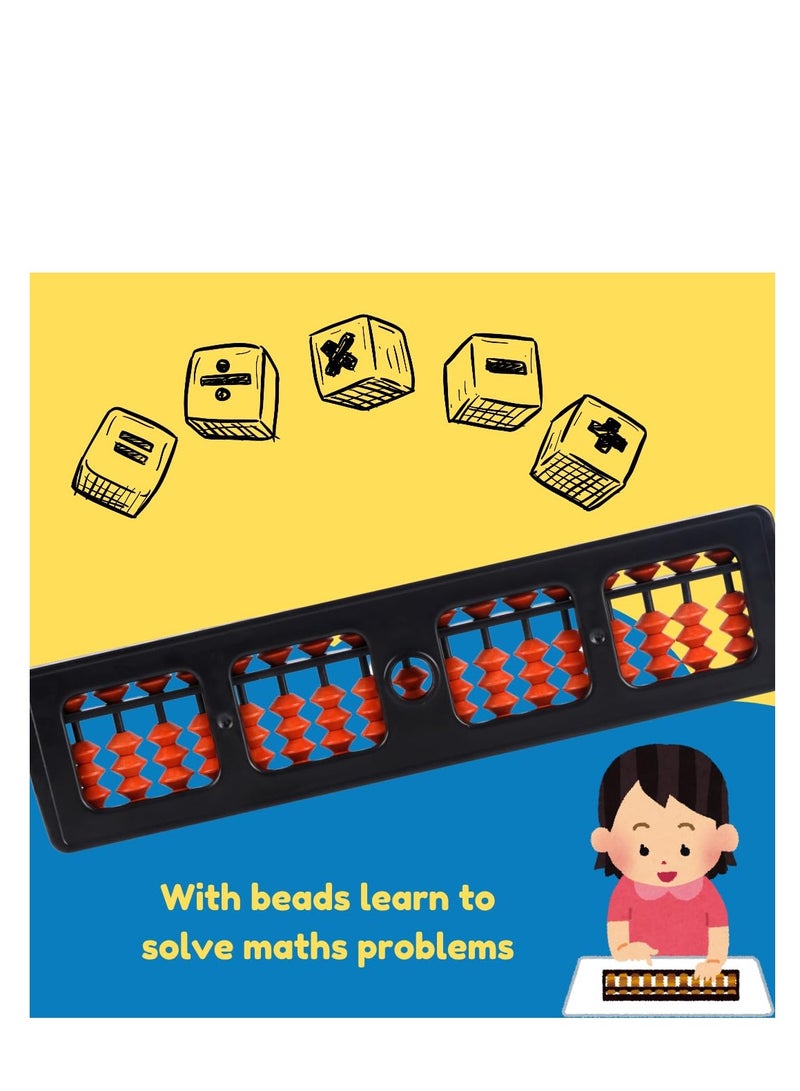راتاناز أداة العداد التعليمي راتنا المكونة من 17 قضيبًا باللون البني للأطفال لتعزيز مهاراتهم في العد والرياضيات متعدد الألوان - Image 4