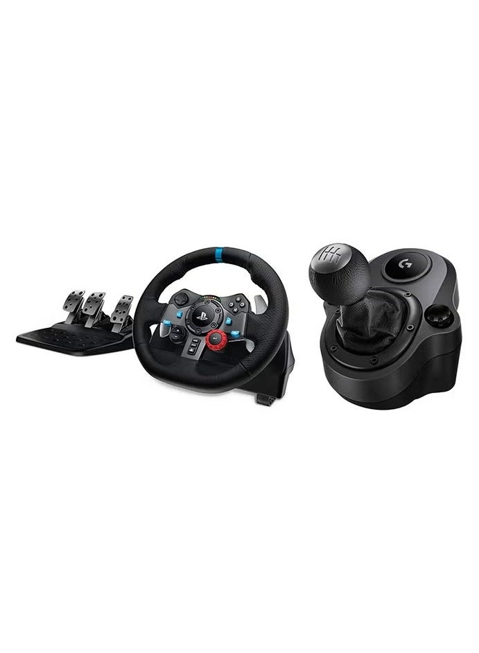 GAM Driving Force G29 Gaming Racing Wheel + Driving Force Shifter  - Image 1