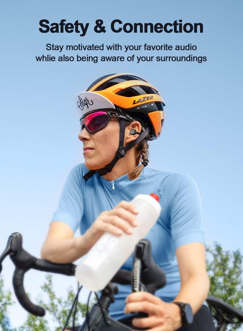 Wireless Earbuds Ear Clip Bone Conduction Headphones, Bluetooth 5.3 Open Ear Headphones 40Hrs with Charging Case, Built-in Mic, Open Ear Earbuds Bone Conduction Earbuds for Workout Running - Image 3