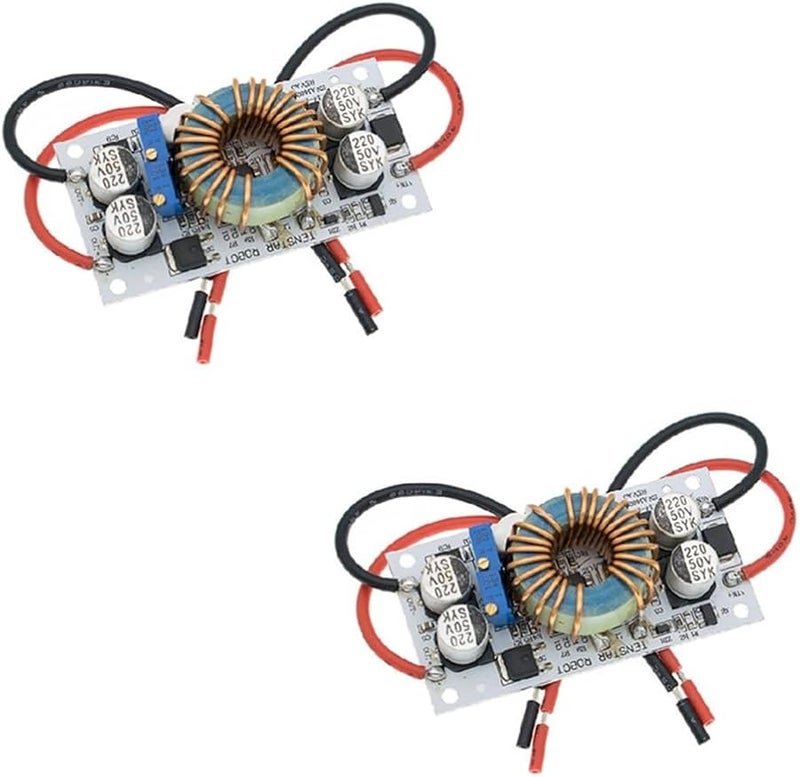 250 واط 6 أمبير CC CV وحدة إمداد طاقة قابلة للتعديل خطوة تصعيد 10-40 فولت إلى 10-50 فولت محول معزز علبة بلاستيكية - Image 2