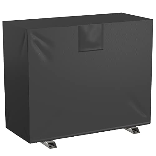 BEWAVE Mini Split Air Conditioner Cover for Outside Compressor Units Waterproof AC Cover with Vent Hole for Outdoor Mini Split System AC Unit Fits up to 35.8 x 14.1 x 27.1 inches - Image 1
