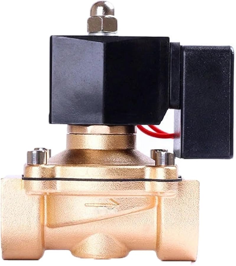 1 بوصة صمام مغناطيسي نحاسي مغلق عادةً 12 فولت تيار مستمر 24 فولت تيار مستمر 110 فولت تيار متردد 220 فولت تيار متردد للعمل لمدة 24 ساعة - Image 1