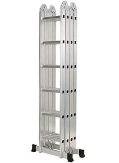 روبستلاين سلم تمديد قابل للطي متعدد الأغراض من Robustline 4X6 (24 خطوة)  - Image 1