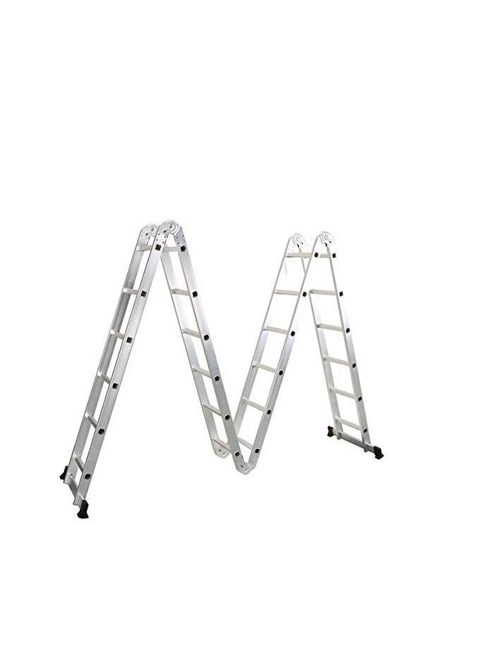 روبستلاين - سلم تمديد قابل للطي متعدد الأغراض من Robustline 4X6 (24 خطوة) - Image 1
