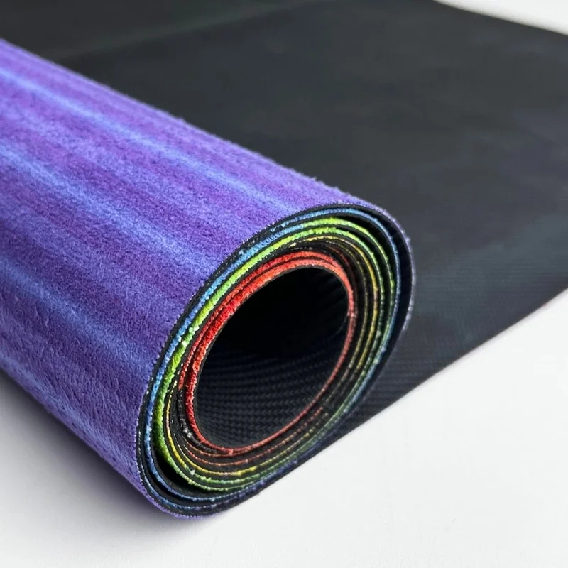 ريبو Travel Yoga Mat Foldable Natural Rubber Mat 1mm