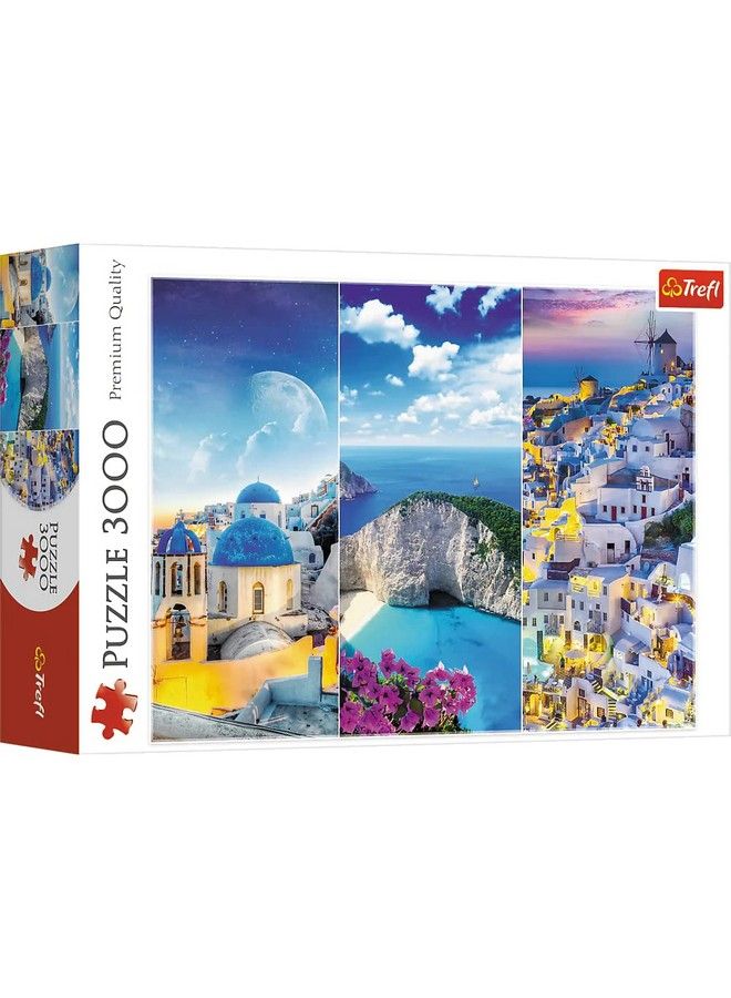 Trefl Red 3000 Piece Puzzle Greek Holidays - Image 1
