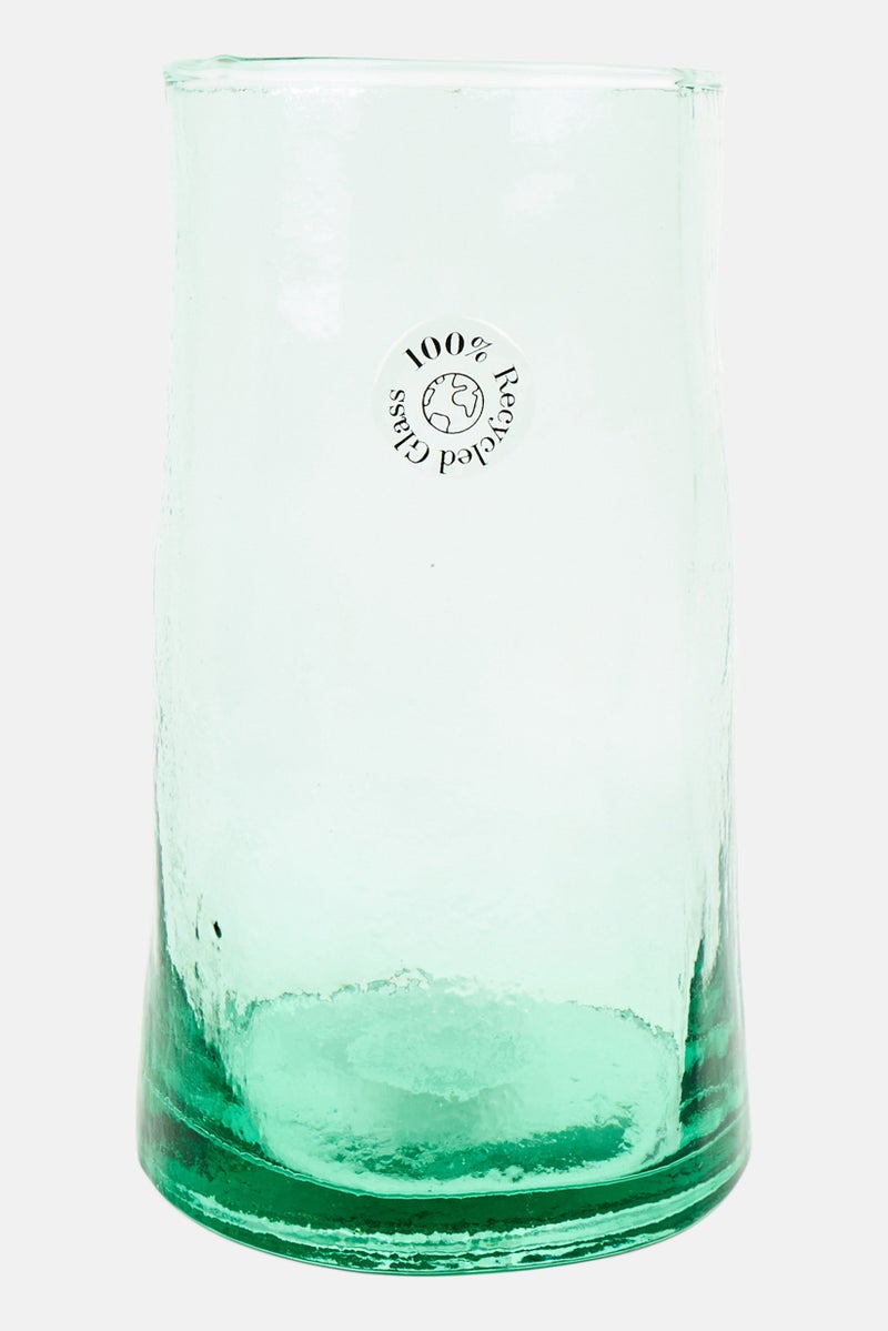 Muy Mucho Glass Vase 13 D x 22 H cm, Transparent - Image 2