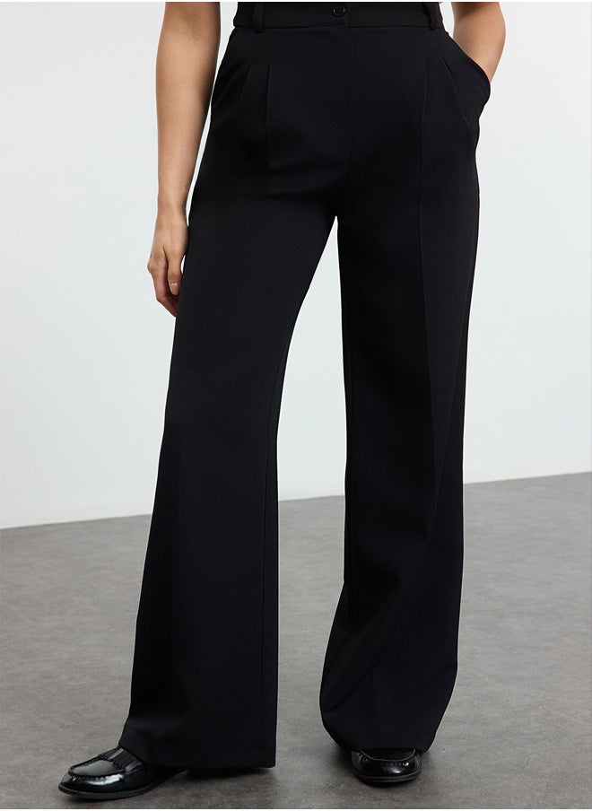 Black Pleated Wide Leg/Wide Leg Woven Trousers TWOAW25PL00109 - pzsku/ZF0FA57F5C7D91E5400EBZ/45/_/1739718214/f505ff41-1573-4a8f-b6c0-20a666dfb1ff