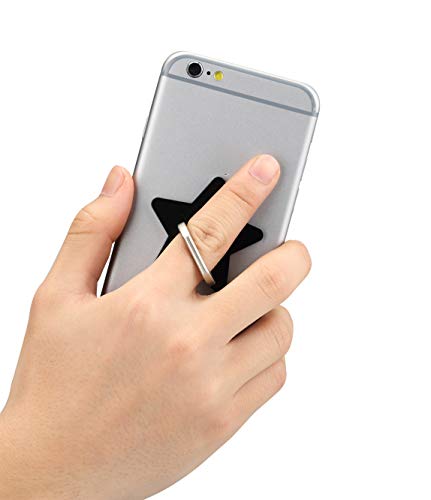 lenoup z179 (4 pcs) Cell Phone Holder,Star Phone Ring Kickstand,Universal 360 Rotation Cell Phone Finger Ring Grip for Almost All Phones/Pad(4 Color Star) - Image 4