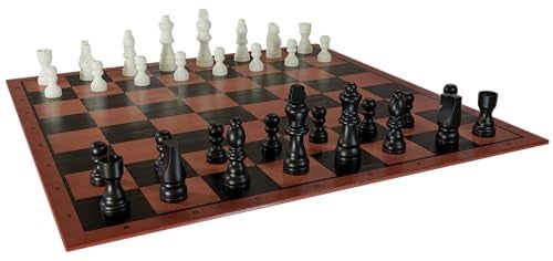 Pressman Premium Classics Chess FullSize Folding Gameboard with Wooden Playing Pieces 2 Players Ages 8 - Image 5