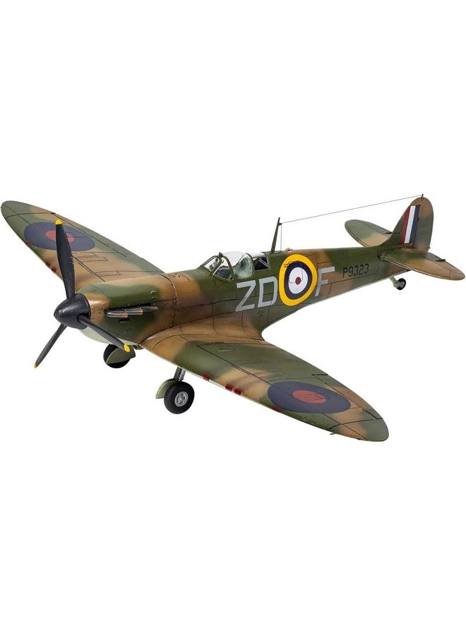 Airfix Model Airplane Kit Gift Set - A05126A Supermarine Spitfire Mk.Ia, Plastic Plane Model Kits for Adults & Kids 8+, Skill Level 3, 1:48 Scale WW2 Military Aircraft Models Gifts - Image 1