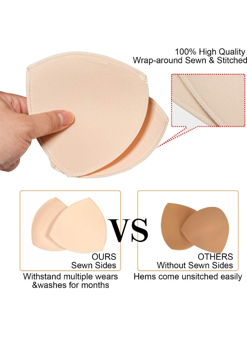 Rock Pow Thick Bra Pads Inserts Removable Bra Inserts Pads Bra Cups Inserts Pads for Sport Bra and Bikini Tops Swimsuit  - Image 4