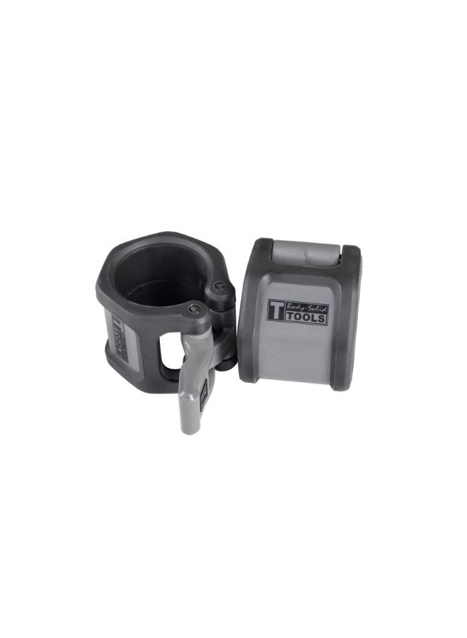 Body Solid BST Gray Hex Lockjaw Collar BSTLJHX – Heavy-Duty Barbell Weight Collar for Secure Lifting - Image 1