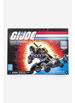 G. I. Joe 100 Pieces Ninja Commando 4 x 4 Construction Set, Black and Blue Combo  - Image 1