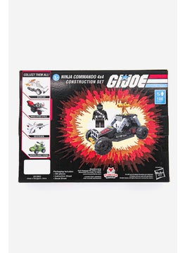 G. I. Joe 100 Pieces Ninja Commando 4 x 4 Construction Set, Black and Blue Combo  - Image 2