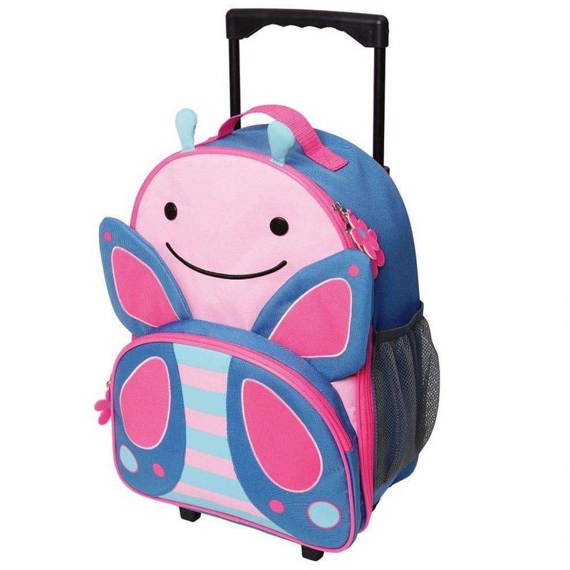 Skip Hop Kids Luggage with Wheels Zoo Butterfly