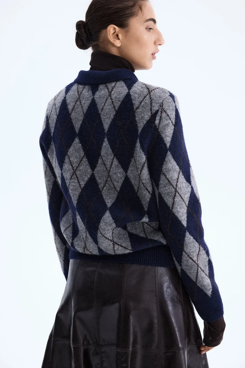 اتش اند ام كارديغان بياقة