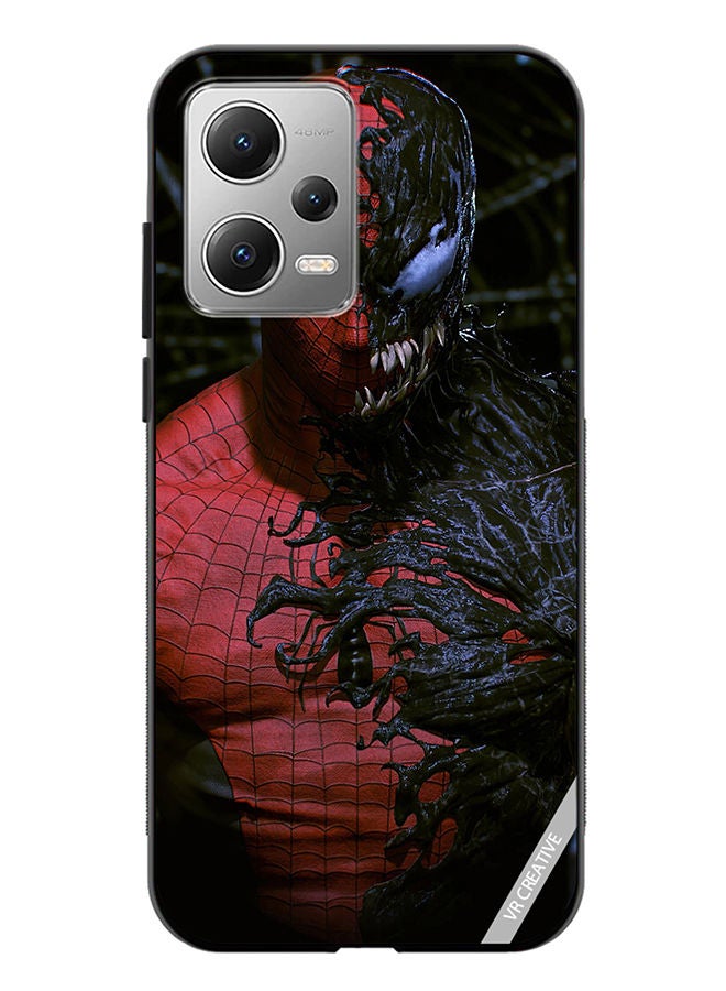 VR CREATIVE Protective Case Cover For Xiaomi Redmi Note 12 Spiderman Design Multicolour - Image 1