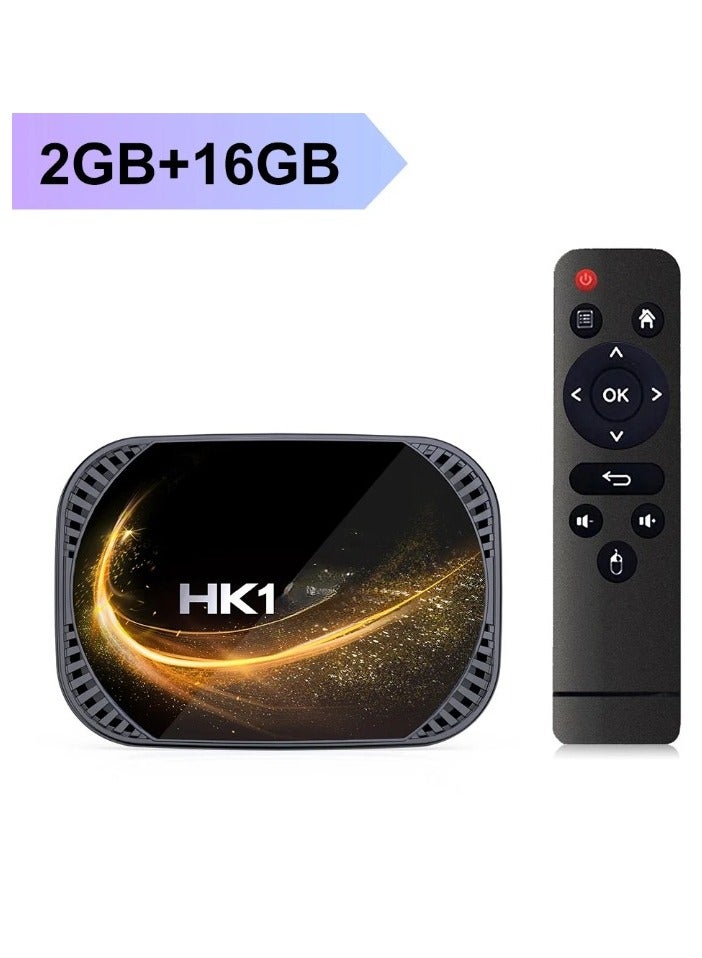 HK1 X4S Smart TV BOX, Fast Speed Quad Core 3D 8K Smart Box, Android 11.0 Powerful Chip Dual WIFI Support Android TV Box, Google Voice Assistant Youtube Media Player, (2GB Plus 16GB) - Image 1