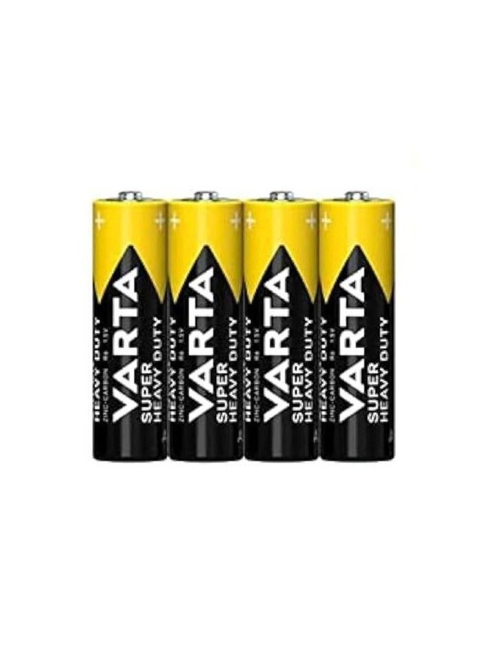 4 Pieces Super Heavy Duty AA battery