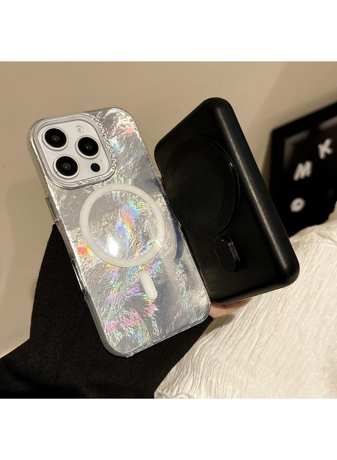 S-TOP Case For iPhone 11 Tinfoil Texture MagSafe PC Phone Case - Image 3
