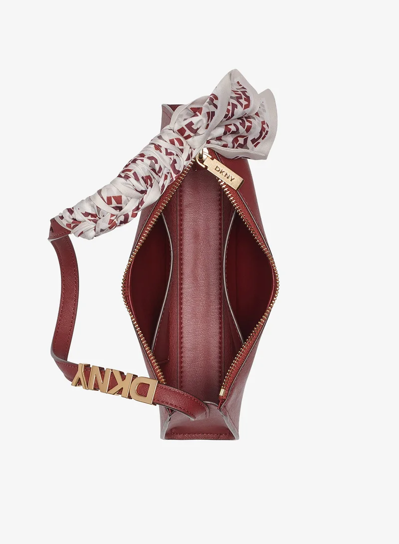DKNY RHYTHM RED Avril Top Zip Shoulder Bag for Women | Best Price UAE