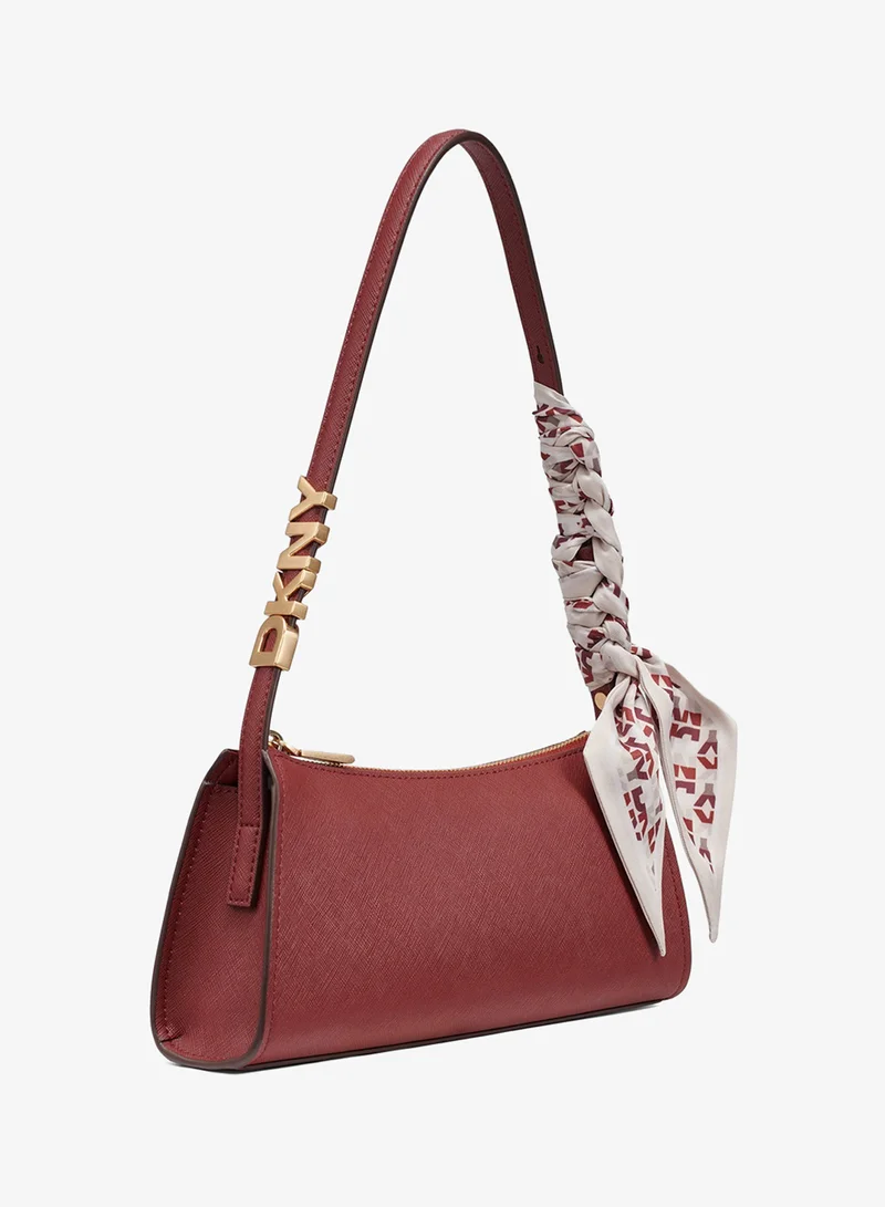 DKNY RHYTHM RED Avril Top Zip Shoulder Bag for Women | Best Price UAE