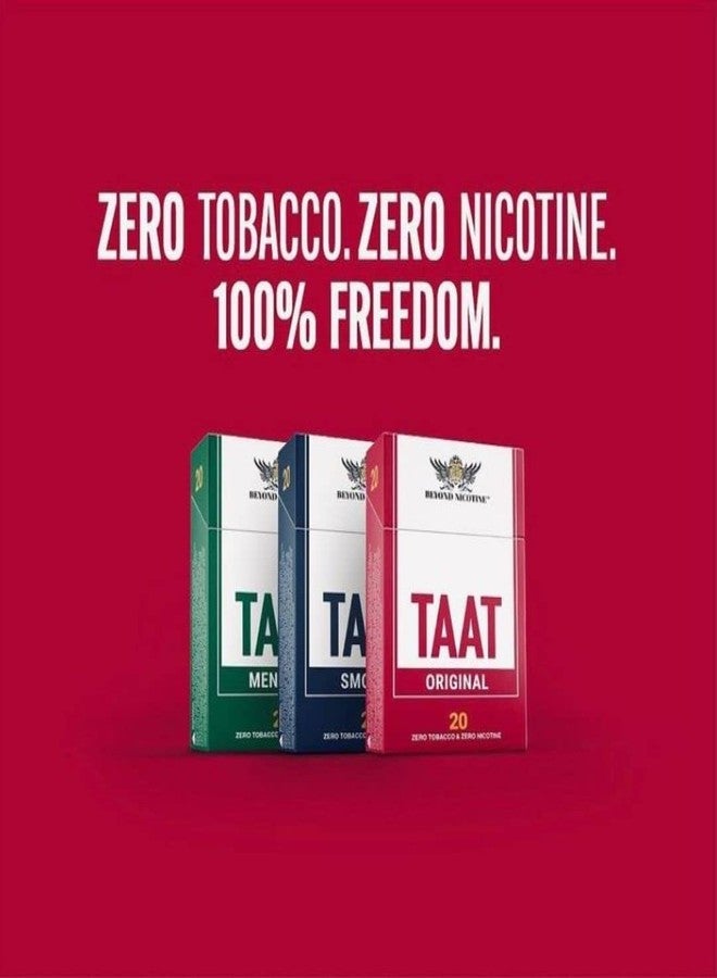 TAAT Herbal Cigarettes - Nicotine-Free, Tobacco-Free Smoking Alternative with 50mg Extract - Full Flavor, 20-Stick Flip Top Pack (Original) + Free Proverbs 3:3 21-Day Guide (EBook) - Image 5