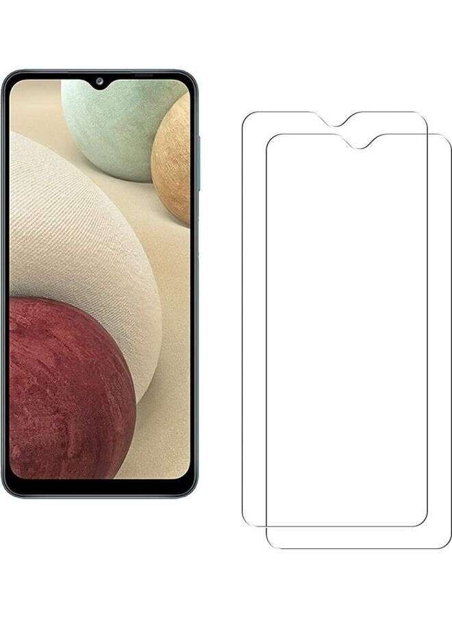 BORTONY 2-Piece Tempered Glass Screen Protector For Samsung Galaxy A12 Clear - Image 1
