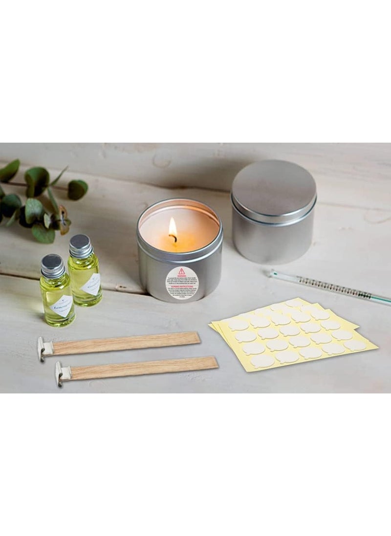 KAWALIB 100PCS Candle Wick Stickers, Heat Resistance Double-Sided Stickers  - Image 5