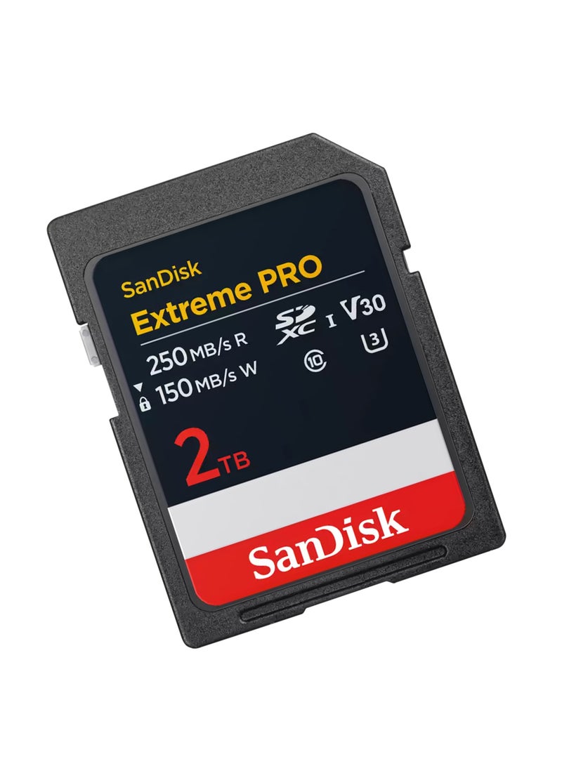 2 TB Extreme PRO® SDXC™ UHS-I Card, 2TB Up to 250MB/s read speed and 150MB/s  write speed 2 TB SDSDXXD-2T00-GN4IN - Image 2