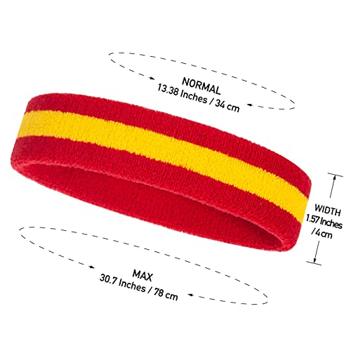 ONUPGO Kids Sweatbands Toddler Headband Wristband Set - Athletic Cotton Baby Sweat Band for Kids Youth Baby (1 Headband + 2 Wristbands) - Image 3