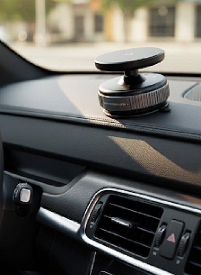 LIVVY Vacuum Magnetic Phone Holder for Car, MagSafe Compatible Suction Cup Mount with Strong N52 Magnets, 360° Adjustable Foldable Phone Stand, Universal Car Mount for iPhone & All Smartphones - Image 2