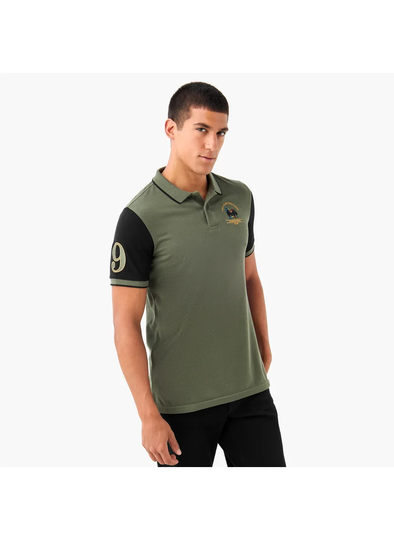 فاف Logo Embroidered Polo T-shirt