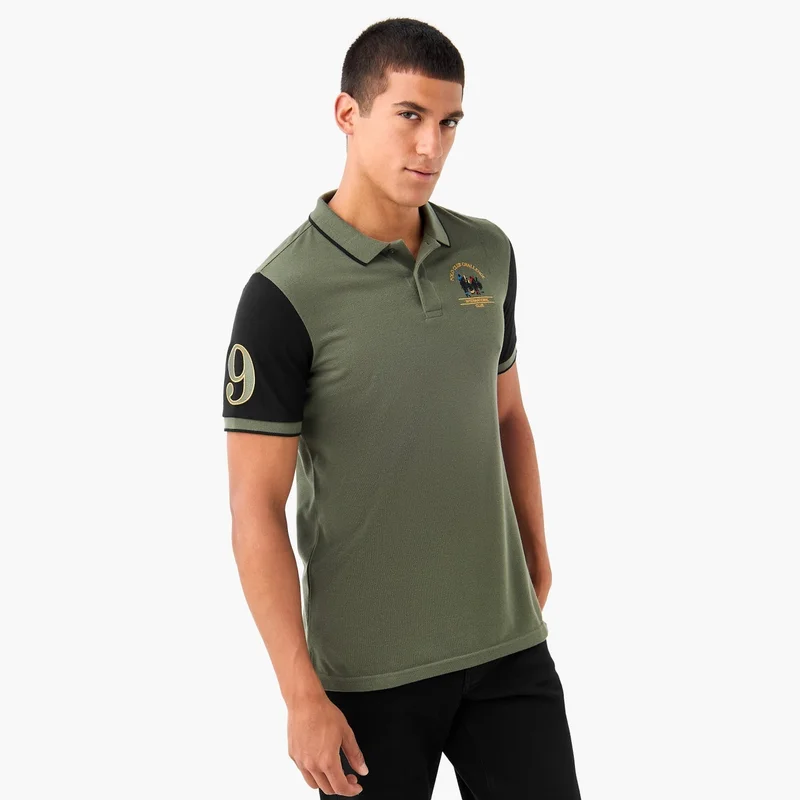 Splash FAV Logo Embroidered Polo T-shirt