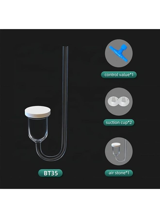 35mm Acrylic Thinner Nano Atomization Air Refiner Oxygen Diffuser For Fish Tank - Image 1