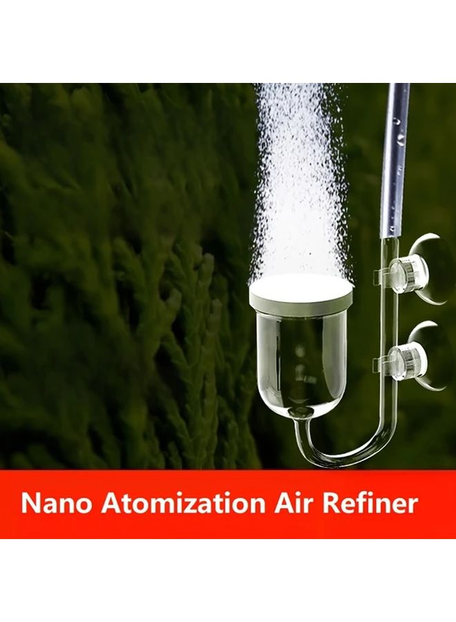 35mm Acrylic Thinner Nano Atomization Air Refiner Oxygen Diffuser For Fish Tank - Image 2