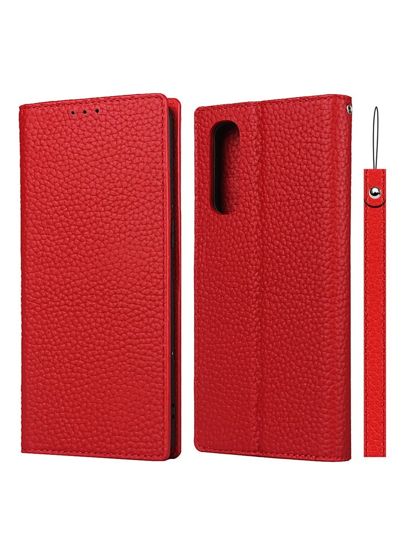 Suteni Flip Cover Card Slots Leather Phone Case for Oppo - Image 1