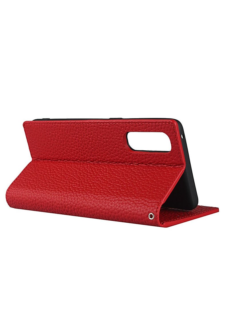 Suteni Flip Cover Card Slots Leather Phone Case for Oppo - Image 3