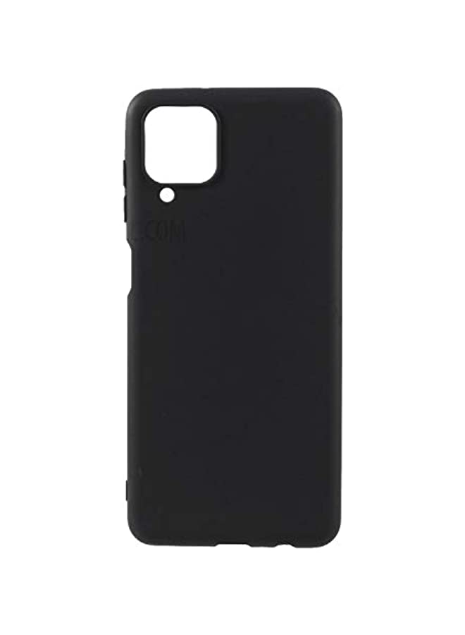 Case for Samsung Galaxy A12 / M12 Case Cover Black Slim Fit for Soft TPU Back Cover Flexible Silicone Cover Matte Black