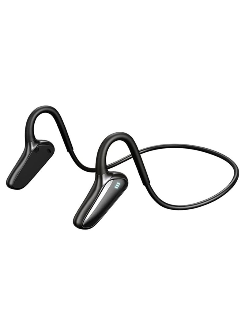 SYOSI SYOSI Bone Conduction Headset, Lightweight and Comfortable Open Bluetooth Wireless Headset, for Sports and Running, Sweatproof and Drop-Proof, No Ear Damage and Long Battery Life.  - Image 1