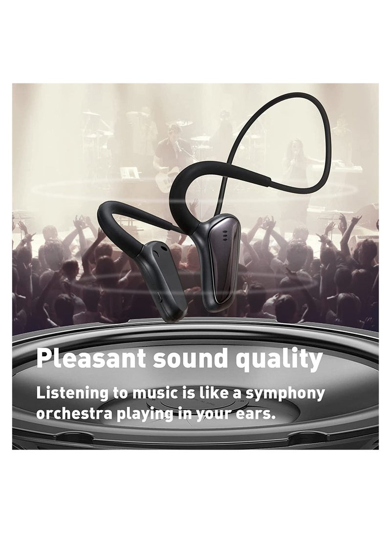 SYOSI SYOSI Bone Conduction Headset, Lightweight and Comfortable Open Bluetooth Wireless Headset, for Sports and Running, Sweatproof and Drop-Proof, No Ear Damage and Long Battery Life.  - Image 5