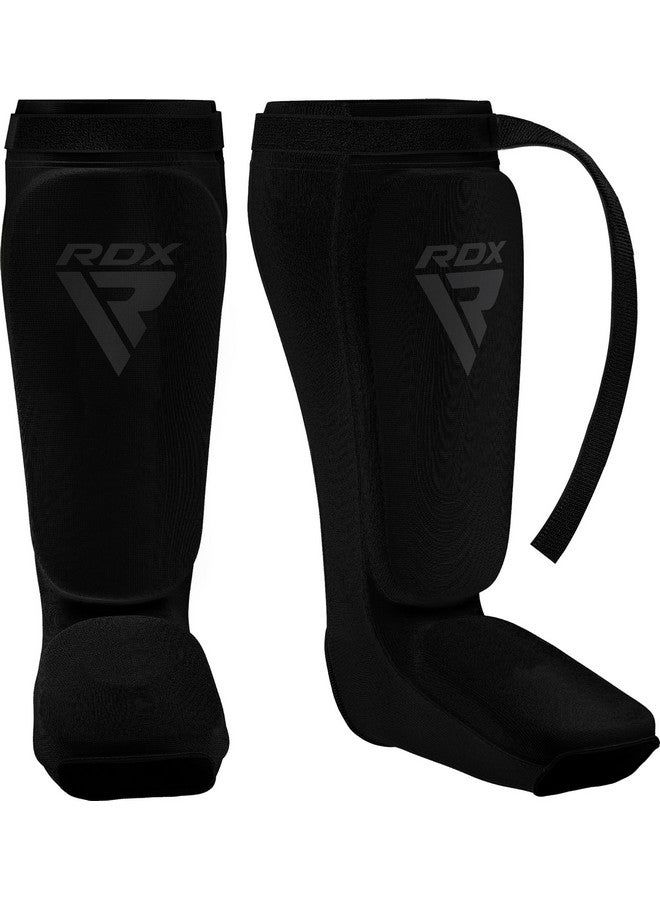 ار دي اكس واقيات الساق RDX للكيك بوكسينج والمواي تاي، معتمدة من SATRA، وسادات حماية مشط القدم لفنون القتال المختلطة، تدريب السجال في فنون القتال والملاكمة، واقي مبطن مرن، معدات الكاراتيه والجوجيتسو والتايكوندو، للرجال والنساء - Image 1