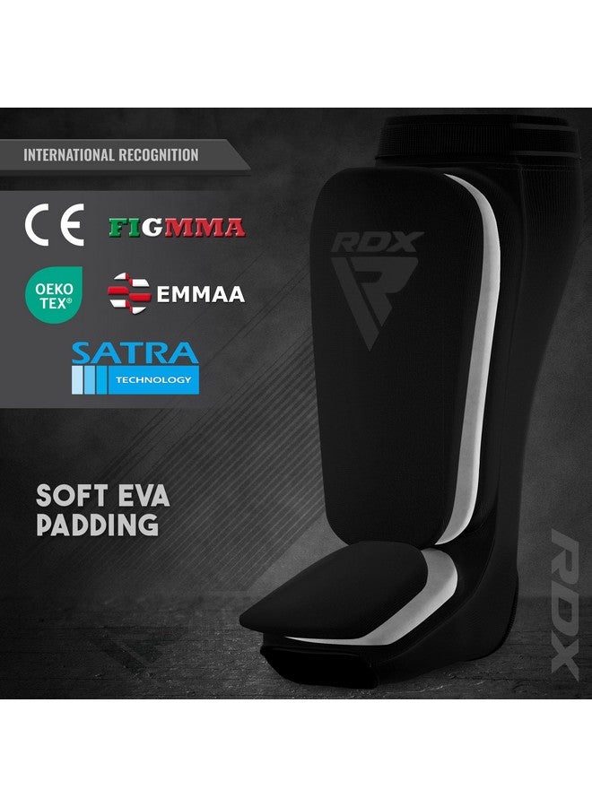 ار دي اكس واقيات الساق RDX للكيك بوكسينج والمواي تاي، معتمدة من SATRA، وسادات حماية مشط القدم لفنون القتال المختلطة، تدريب السجال في فنون القتال والملاكمة، واقي مبطن مرن، معدات الكاراتيه والجوجيتسو والتايكوندو، للرجال والنساء - Image 2