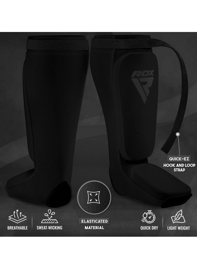 ار دي اكس واقيات الساق RDX للكيك بوكسينج والمواي تاي، معتمدة من SATRA، وسادات حماية مشط القدم لفنون القتال المختلطة، تدريب السجال في فنون القتال والملاكمة، واقي مبطن مرن، معدات الكاراتيه والجوجيتسو والتايكوندو، للرجال والنساء - Image 3