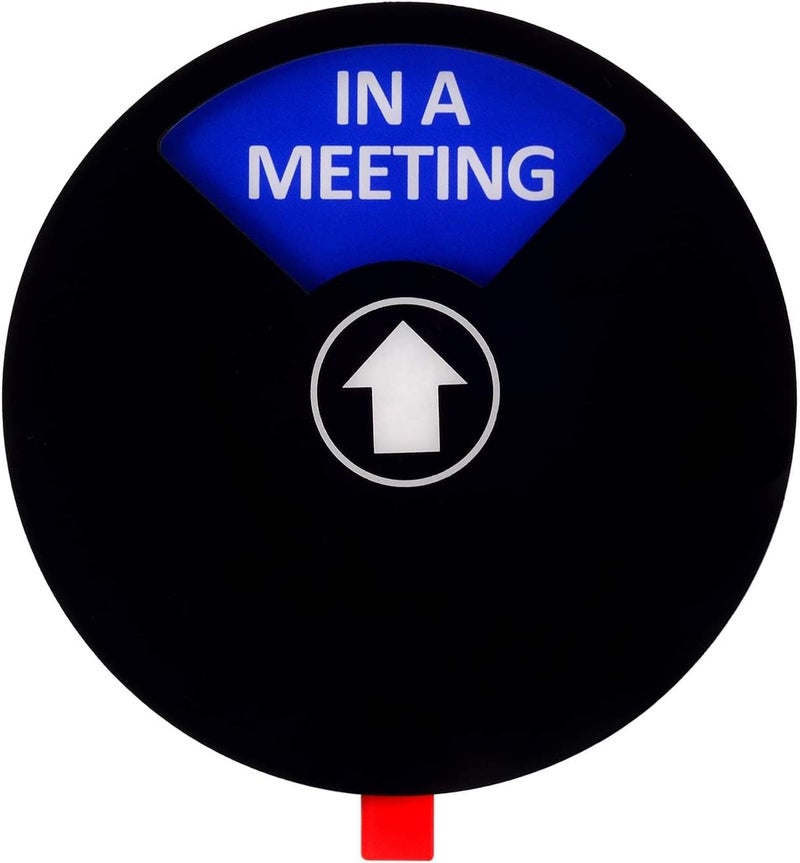 Kichwit Privacy Sign for Office Door, Do Not Disturb, Out of Office, Please Knock, in a Meeting, Conference Sign for Offices (Black, 2 Pack) - Image 5