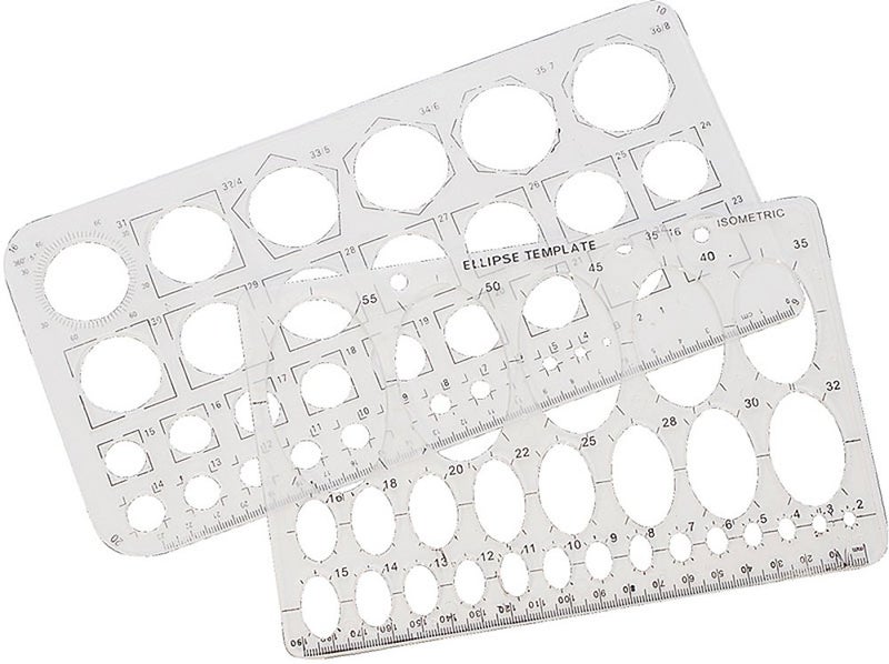Circle and Oval Template Set