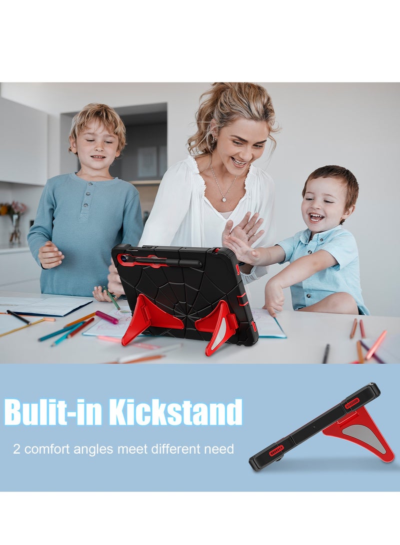 Case for Samsung Galaxy Tab S7/S8/S9(11-inch)/S9 FE(10.9-Inch) /S10 FE(11-Inch) Shockproof Protective Cover with Pencil Holder Shoulder Strap Kickstand for Kids Children - Image 2